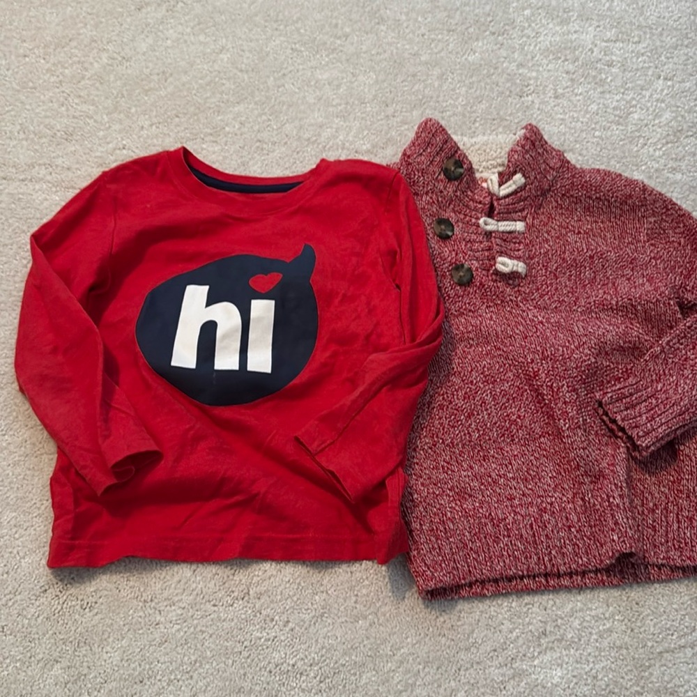 Cat & Jack Valentine shirt sweater